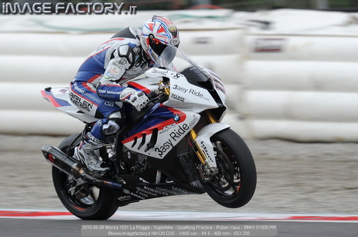 2010-05-08 Monza 1531 La Roggia - Superbike - Qualifyng Practice - Ruben Xaus - BMW S1000 RR